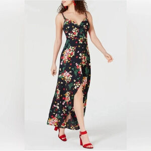 B Darling high low floral sleeveless dress size 5/6